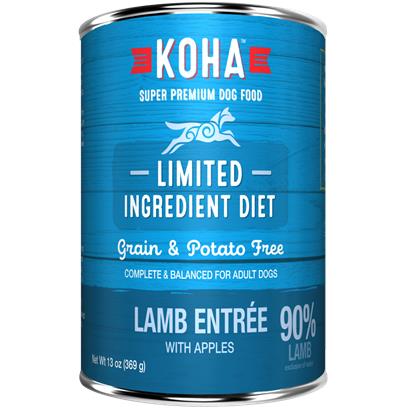 KOHA Grain & Potato Free Limited Ingredient Diet Lamb Entree with Apples Canned Dog Food
