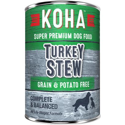 KOHA Grain & Potato Free Turkey Stew Canned Dog Food