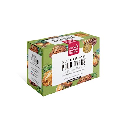 The Honest Kitchen SuperFood Pour Overs Grain Free Dog Food Topper Variety Pack