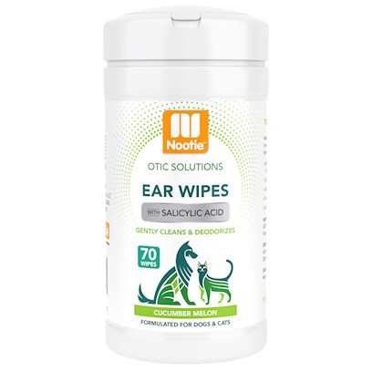 Nootie Cucumber Melon Ear Wipes For Dogs & Cats