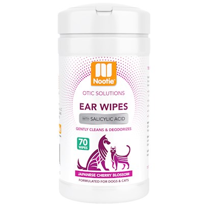 Nootie Japanese Cherry Blossom Ear Wipes For Dogs & Cats
