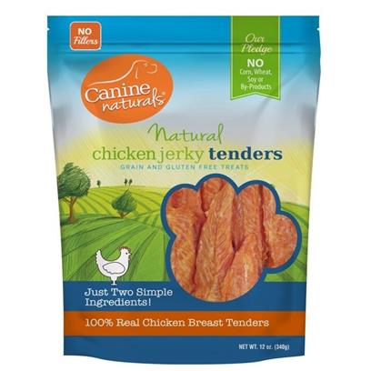 Canine Naturals Grain Free & Gluten Chicken Jerky Tenders Dog Treats