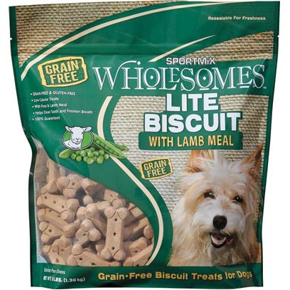SPORTMiX Wholesomes Lite Biscuits with Lamb Meal Grain Free Dog Treats