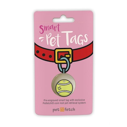 Pet Fetch Tennis Ball Emoji Smart Pet Tag