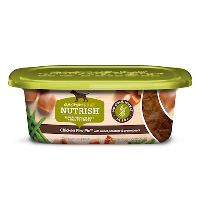 Rachael Ray Nutrish Natural Grain Free Chicken Paw Pie Recipe Wet Dog Food