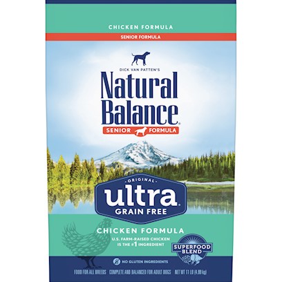 Natural Balance Original Ultra Grain Free Senior Recipe with Chicken Dry Dog Food