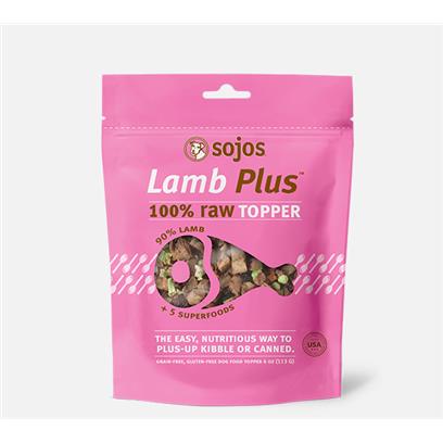 Sojos Grain Free Lamb Plus 100% Raw Freeze Dried Dog Food Topper