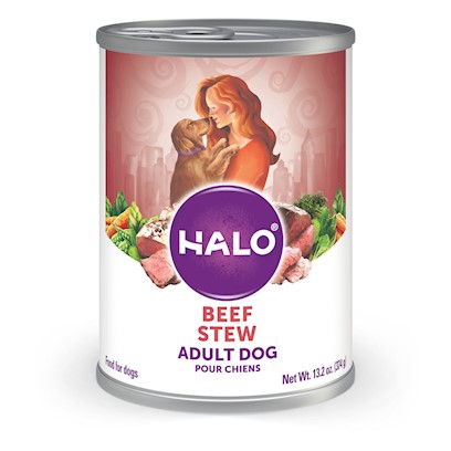 Halo Holistic Adult Beef Stew Canned Dog Food