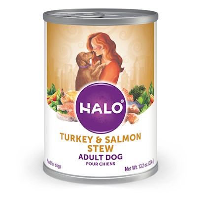 Halo Holistic Adult Turkey & Salmon Recipe Canned Dog Food