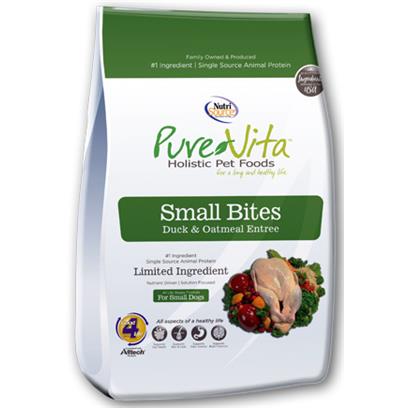 PureVita Small Bites Duck & Oatmeal Recipe Dry Dog Food
