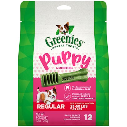 Greenies 6+ Months Puppy Regular Size Dental Dog Treats