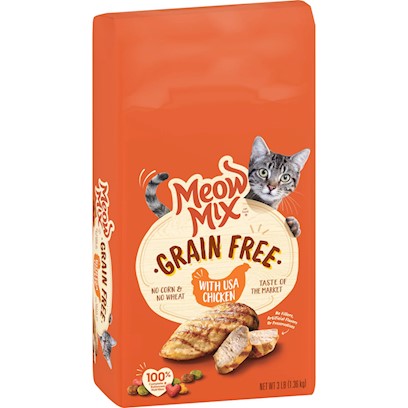 Meow Mix Grain Free USA Chicken Recipe Dry Cat Food