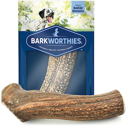 Barkworthies Whole Elk Antler Dog Chew for Extra Large Dogs