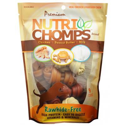 Premium Nutri Chomps Knots Dog Treats