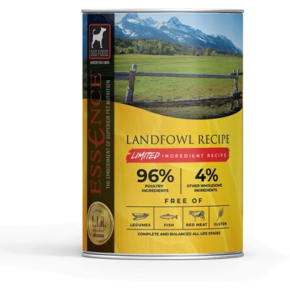 Essence Limited Ingredient Landfowl Recipe Canned Dog Food