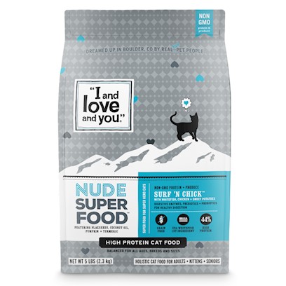 I and Love and You Grain Free Nude Super Food Surf n Chick Dry Cat Food