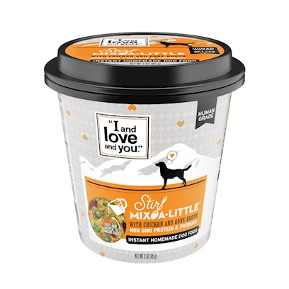 I and Love and You Stir-Mix-A-Little Chicken & Bone Broth Instant Home Made Dog Food