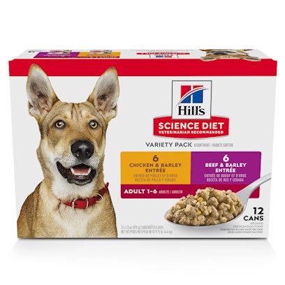 Hill's Science Diet Variety Pack Adult Canned Dog Food
