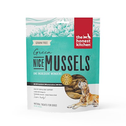 The Honest Kitchen Nice Mussels Green Mussels Dog Treats