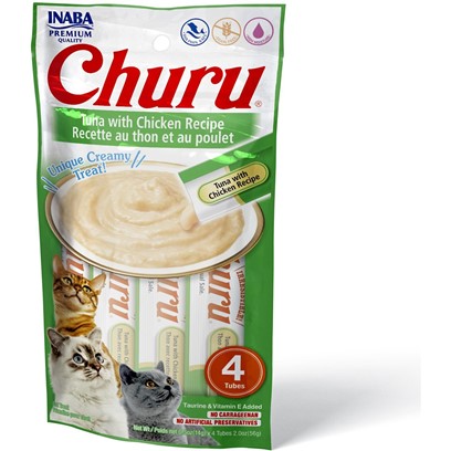 Inaba Churu Tuna with Chicken Puree Recipe Cat Treat