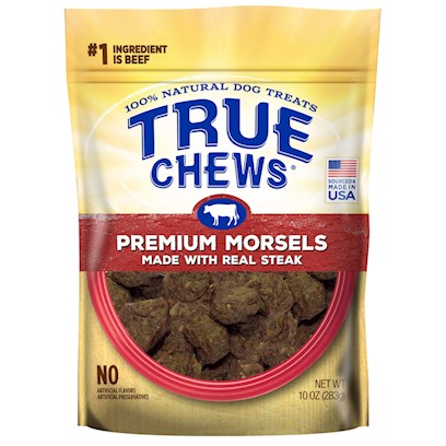 True Chews Premium Morsels Steak Recipe Dog Treats