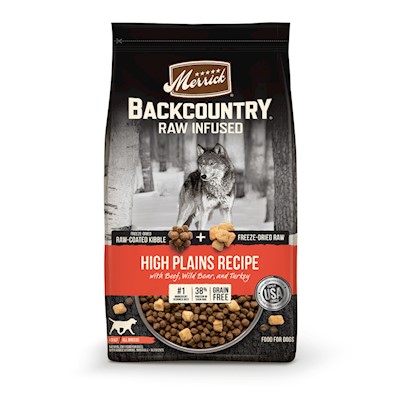 Merrick Backcountry Raw Infused Grain Free High Plains Recipe Dry Dog Food