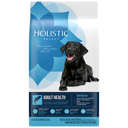 Holistic Select Natural Dry Dog Food Anchovy & Sardine and Salmon Meal Recipe