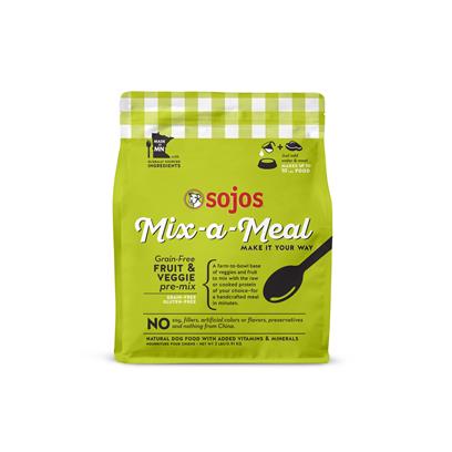 Sojos Mix-A-Meal Fruit & Veggie Pre-Mix Grain-Free Dog Food