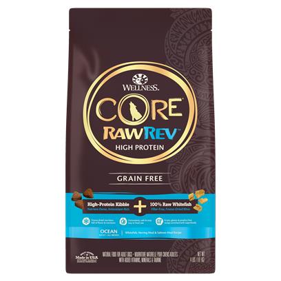 Wellness CORE RawRev Grain Free Ocean Whitefish, Herring Meal & Salmon Meal Recipe Dry Dog Food
