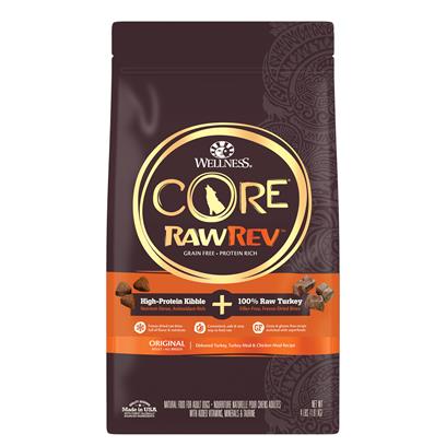 Wellness CORE RawRev Natural Grain Free Original Turkey & Chicken with Freeze Dried Turkey Dry Dog Food