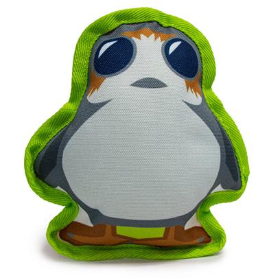 Buckle Down Star Wars Porg Canvas Squeaky Plush Dog Toy
