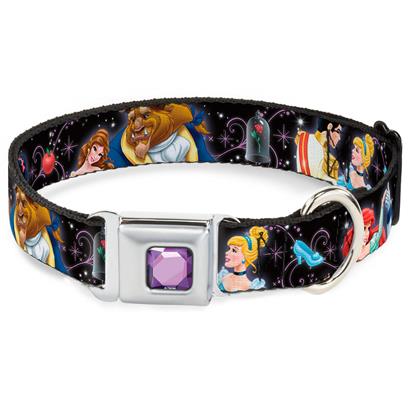 Buckle Down Disney Princess Seatbelt Buckle Pet Collar