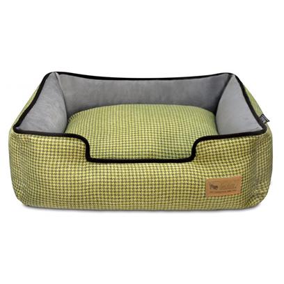 P.L.A.Y. Lounge Bed Houndstooth, Yellow & Brown