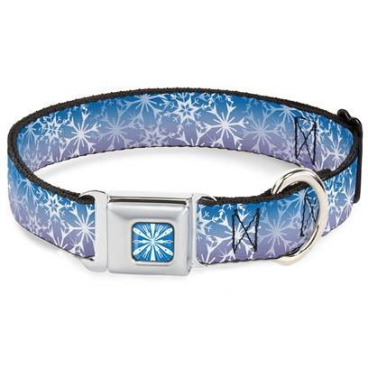 Buckle Down Frozen II Snowflake Seatbelt Buckle Pet Collar