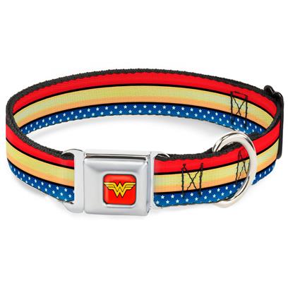 Buckle Down DC Comics Wonder Woman Seatbelt Buckle Collar
