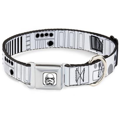 Buckle Down Star Wars Stormtrooper Seatbelt Buckle Pet Collar
