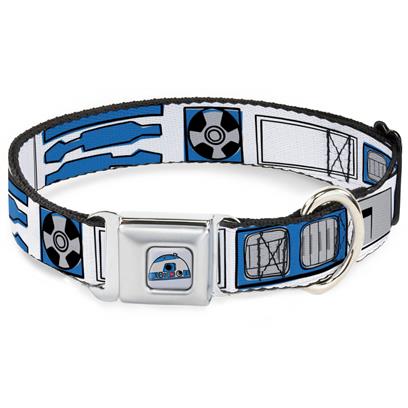 Buckle Down Star Wars R2-D2 Seatbelt Buckle Pet Collar