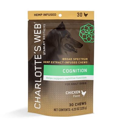 Charlotte's Web Full Spectrum Chicken Flavored Hemp Chews for Senior Dogs