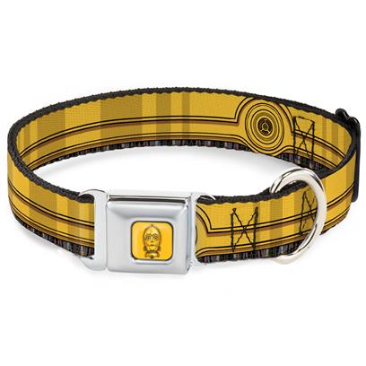 Buckle Down Star Wars C3PO Seathbelt Buckle Pet Collar