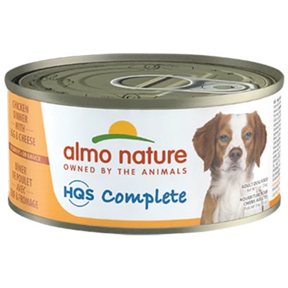 Almo Nature HQS Complete Dog Complete & Balanced Chicken Dinner with Egg & Cheese Canned Dog Food