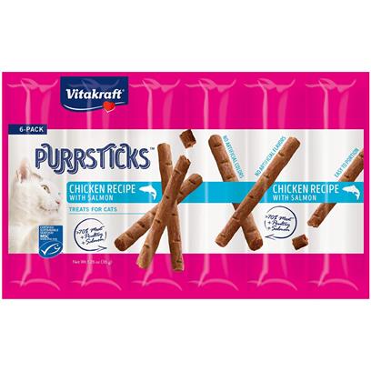 Vitakraft PurrSticks Chicken Recipe with Salmon Cat Treats