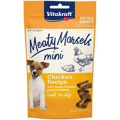 Vitakraft Meaty Morsels Mini Chicken Recipe with Sweet Potato Dog Treats