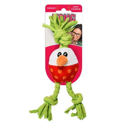 KONG Dots & Daisies Egg Dog Toy