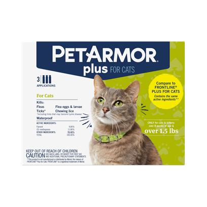 PetArmor Plus Flea & Tick Treatment for Cats over 1.5 lbs