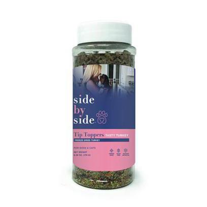 Side By Side Tip Toppers Tasty Turkey Warming Recipe Pack Freeze Dried Dog Food Topper