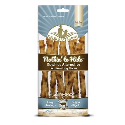 Fieldcrest Farms Nothin' to Hide Small Twist Stix Beef Dog Chews