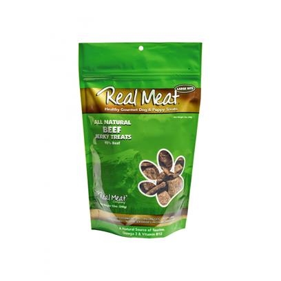 The Real Meat Company Grain Free All Natural Beef Jerky Dog Treats