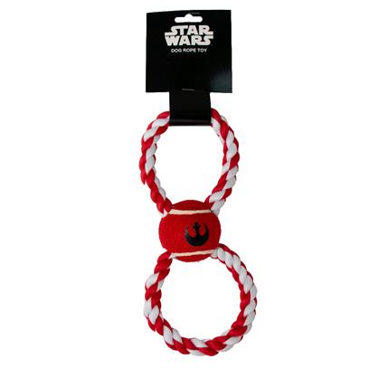 Buckle Down Star Wars Rebel Alliance Rope Tennis Ball Dog Toy