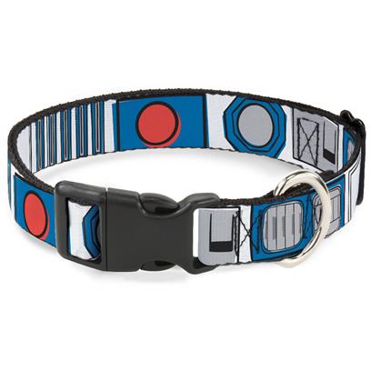 Buckle Down Star Wars R2D2 Bounding Parts Breakaway Cat Collar