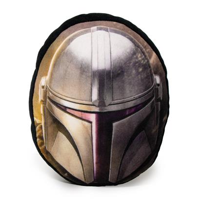 Buckle Down Star Wars The Mandalorian Helmet Squeaky Plush Dog Toy